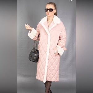 Chic Coat Luxury Fur Jacket With Real Mink